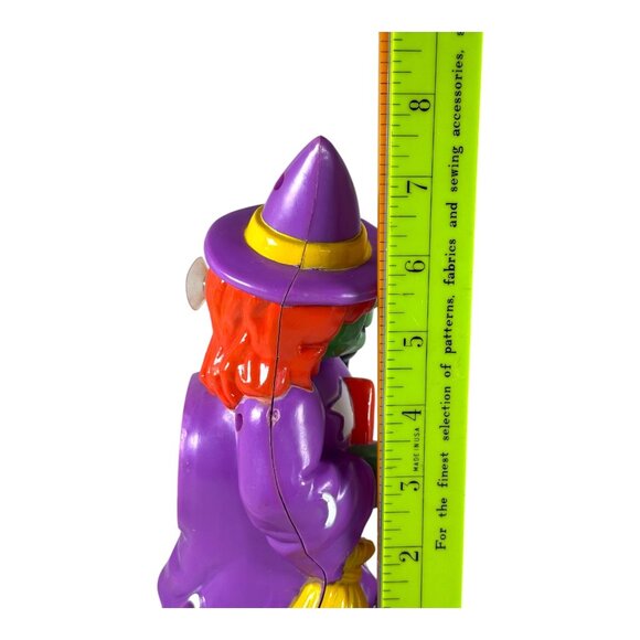 Vintage Witch flickering candle light w/ suction to window Halloween Holiday dec - Picture 5 of 7